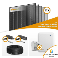 PV Komplettset 5 kWp – 11x Trina 455W Black Frame...