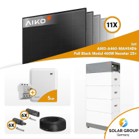 PV Komplettset 5 kWp – 11x Aiko 460W Full Black & SMA STP5.0-3SE-40 mit Speicheroption