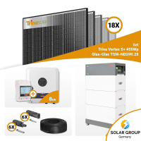 PV Komplettset 8 kWp – 18x Trina 455W Black Frame & Fronius SYMO-GEN24 8.0 mit Speicheroption