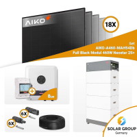 PV Komplettset 8 kWp – 18x Aiko 460W Full Black & Fronius SYMO-GEN24 8.0 mit Speicheroption