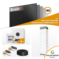 PV Komplettset 8 kWp – 18x Aiko 460W Full Black & Fronius SYMO-GEN24 8.0 mit Speicheroption