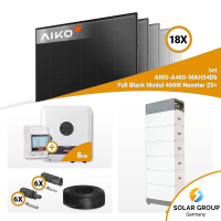 PV Komplettset 8 kWp – 18x Aiko 460W Full Black & Fronius SYMO-GEN24 8.0 mit Speicheroption