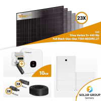 PV Komplettset 10 kWp – 23x Trina 440W Full Black...