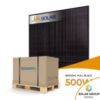 Ja Solar 500W Bifazial Glas-Glas Full Black JAM60D41 LB -...