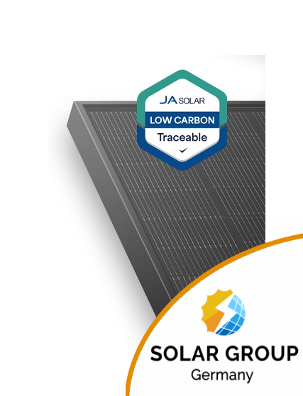 JA 450W N-Type Bifacial Glas-Glas All Black