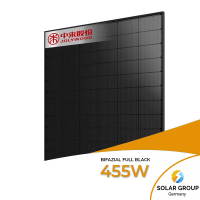 Jolywood 455W Bifazial Glas-Glas Full Black Modul...