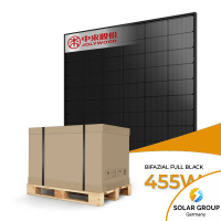 Jolywood 455W Bifazial Glas-Glas Full Black Modul...