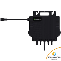 870Wp Balkonkraftwerk 2x435 Trina Bifazial Clear Black Growatt NEO 800M-X
