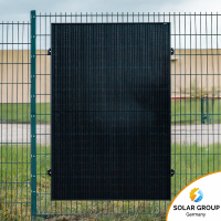 870Wp Balkonkraftwerk 2x435Wp Trina Bifazial Black Frame Hoymiles HMS-800W Zaunmontage
