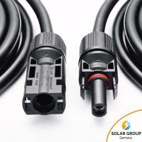 Verlängerungskabel 4mm² beidseitig kompatibel mit MC4 Solarkabel schwarz inkl. Stecker  - 3m