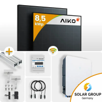 8kWp Sungrow PV-Anlage 18x Aiko 460Wp A-MAH54Db Fullblack...