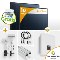 10kWp FoxEss PV-Anlage 22x Eurener 450Wp ULTRA Bifazial...