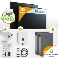 10 kWp FoxEss PV-Anlage 22x Trina 450Wp Glas-Glas...