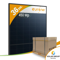 Eurener MEPV/450 Wp ULTRA Doppelglas Bifazial IBC (Palette)