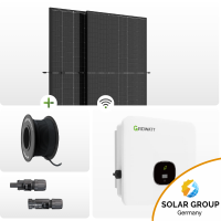 6kWp Growatt PV-Anlage 14x Trina 440Wp Glas-Glas Bifazial...