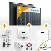 6 kWp PV-Anlage 14x Trina 440Wp Glas-Glas Black Frame mit...