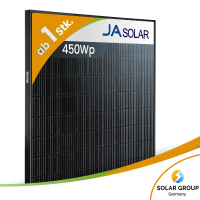 JA Solar JAM54D41-LB/450Wp Bifazial Glas-Glas Fullblack