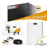 PV Komplettset 8 kWp – 18x Aiko 460W & Huawei...