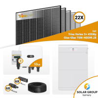 PV Komplettset 10 kWp – 22x Trina 455W & Huawei...