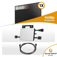460W Balkonkraftwerk - 1x Aiko 460W Full Black &...