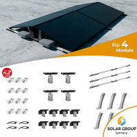 K2 Systems Flachdach Ost/West D-Dome Montageset für...
