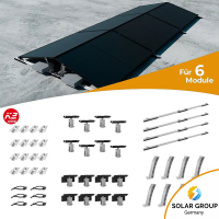 K2 Systems Flachdach Ost/West D-Dome Montageset für...