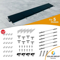 K2 Systems Flachdach S-Dome Montageset für 5 Module