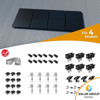 K2 Systems Welldach Montageset für 4 Module