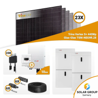 PV Komplettset 10 kWp – 23x Trina 440W Full Black...