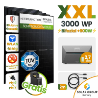 Balkonkraftwerk 3000W mit 2,7 kWh Speicher & Notstrom