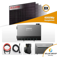 4000W Anker Solix Power Dock PV-Komplettset – 8x...