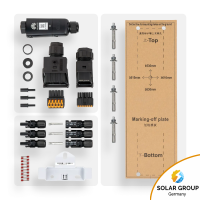 10kWp Huawei PV-Anlage 24x Trina 440Wp Bifazial Black Frame Schrägdachmontage 7kWh Speicher