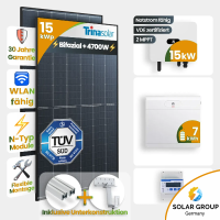 15 kWp PV-Anlage 36x Trina 440Wp Black Frame 7kW Speicher