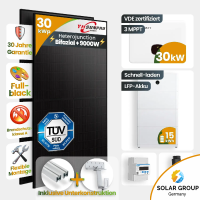 30 kWp Growatt PV-Anlage 60x Sunpro 500Wp Bifazial...