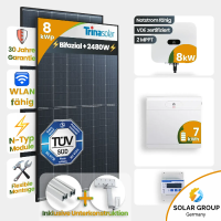 8kWp Huawei PV-Anlage 19x Trina 440Wp Bifazial Black...