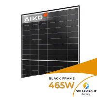 AIKO Solar 465W Glas-Glas Black Frame Modul...